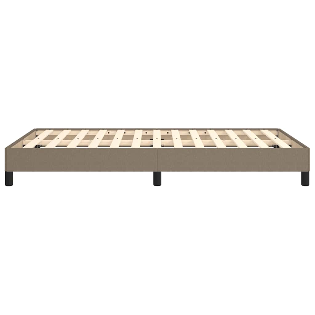Bettgestell ohne Matratze Taupe 120x190 cm Stoff