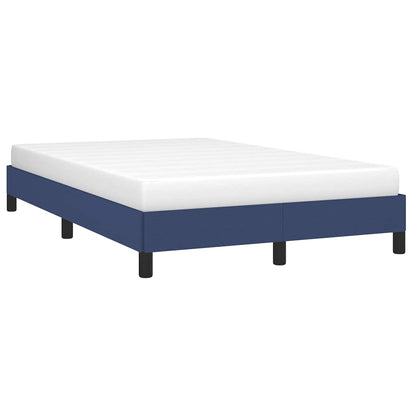 Bettgestell ohne Matratze Blau 120x190 cm Stoff