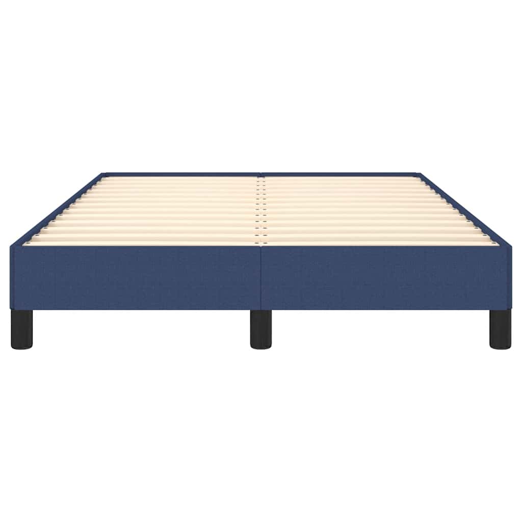 Bettgestell ohne Matratze Blau 120x190 cm Stoff