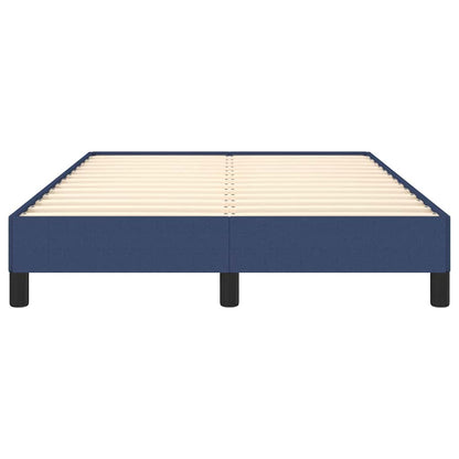 Bettgestell ohne Matratze Blau 120x190 cm Stoff