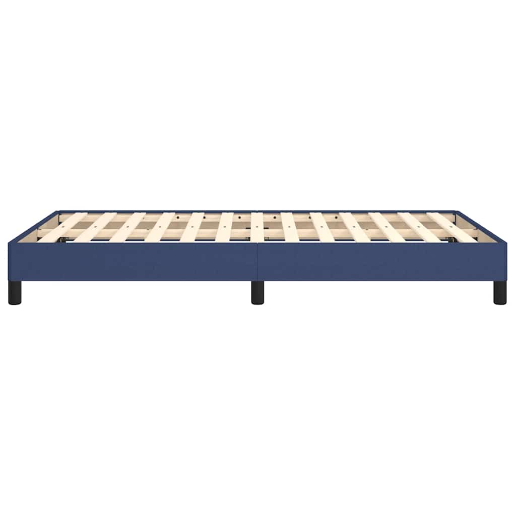 Bettgestell ohne Matratze Blau 120x190 cm Stoff