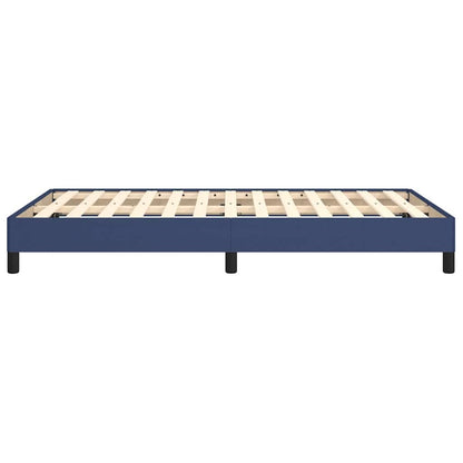 Bettgestell ohne Matratze Blau 120x190 cm Stoff