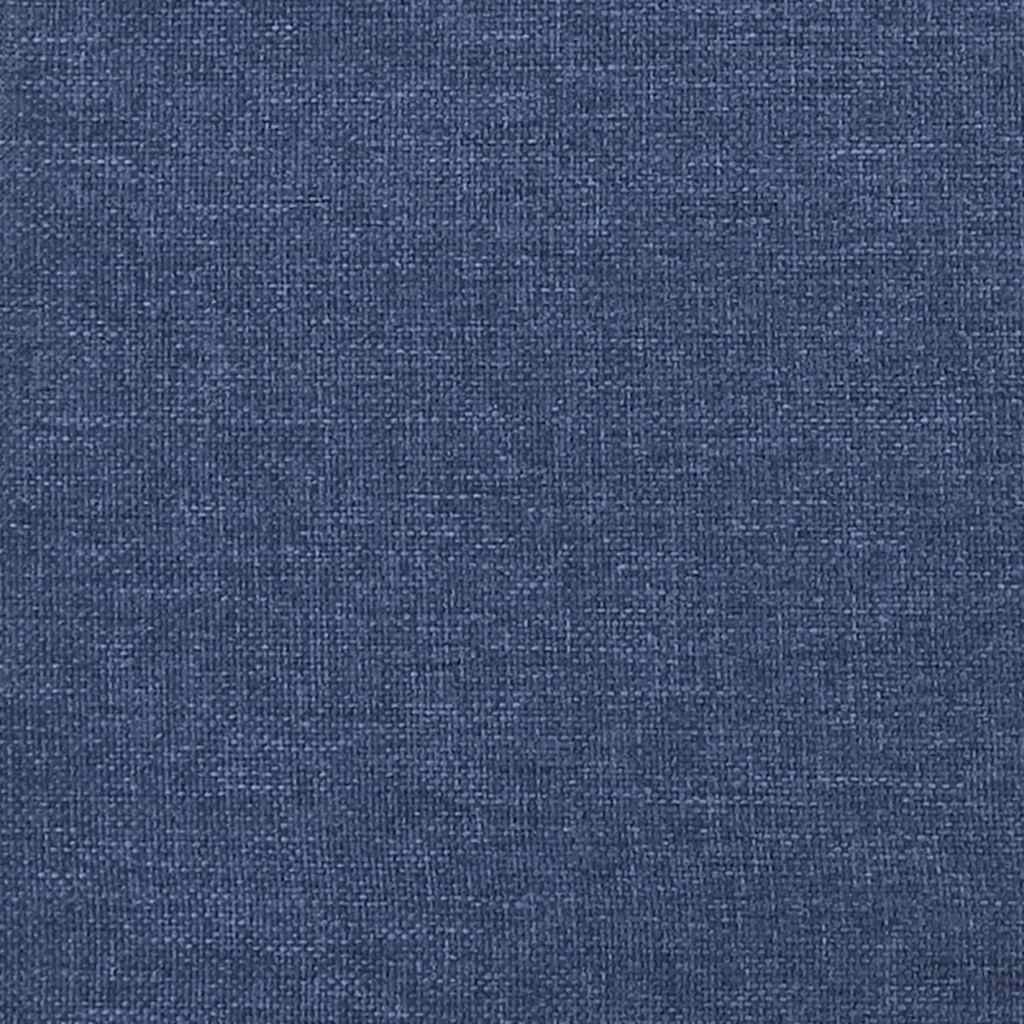 Bettgestell ohne Matratze Blau 120x190 cm Stoff