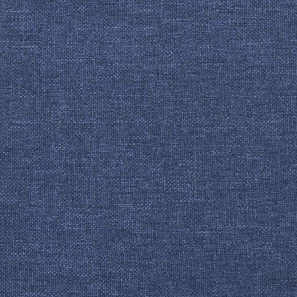 Bettgestell ohne Matratze Blau 120x190 cm Stoff