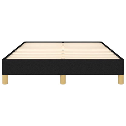 Bettgestell ohne Matratze Schwarz 120x190 cm Stoff
