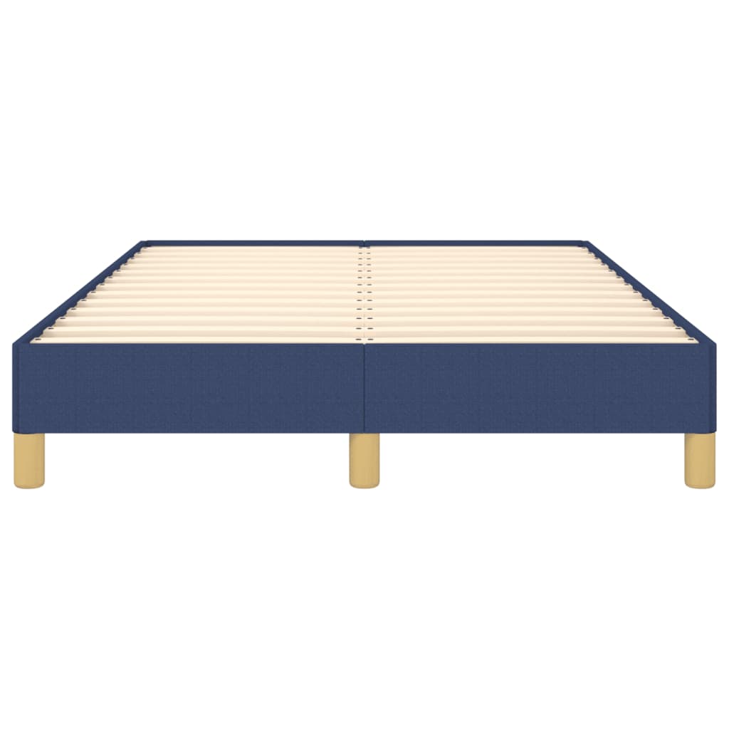 Bettgestell ohne Matratze Blau 120x190 cm Stoff