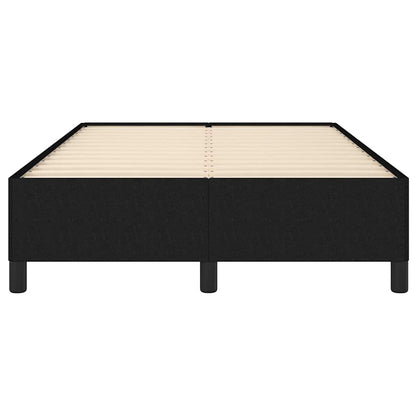 Bettgestell ohne Matratze Schwarz 120x190 cm Stoff