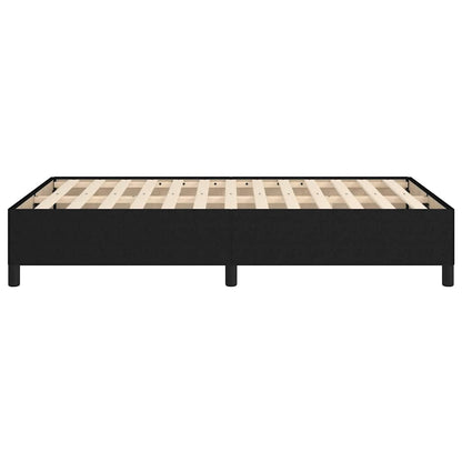 Bettgestell ohne Matratze Schwarz 120x190 cm Stoff