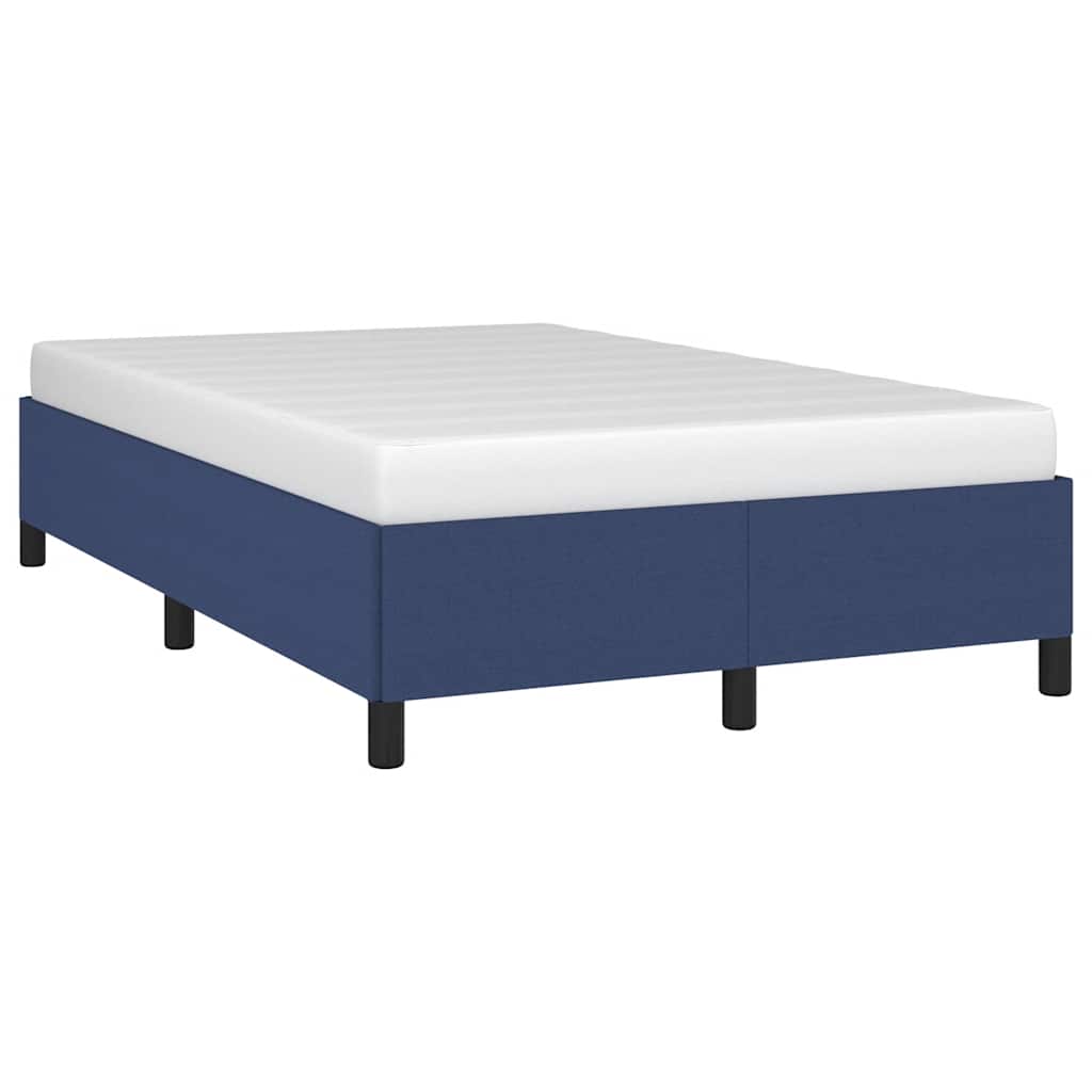 Bettgestell ohne Matratze Blau 120x190 cm Stoff