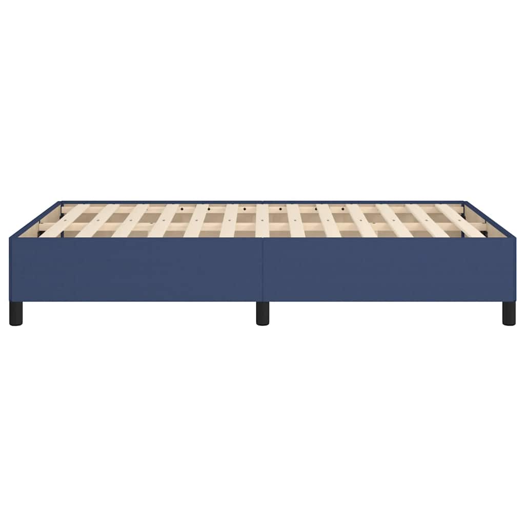 Bettgestell ohne Matratze Blau 120x190 cm Stoff