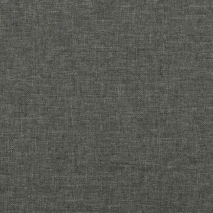 Bettgestell ohne Matratze Dunkelgrau 120x190 cm Stoff