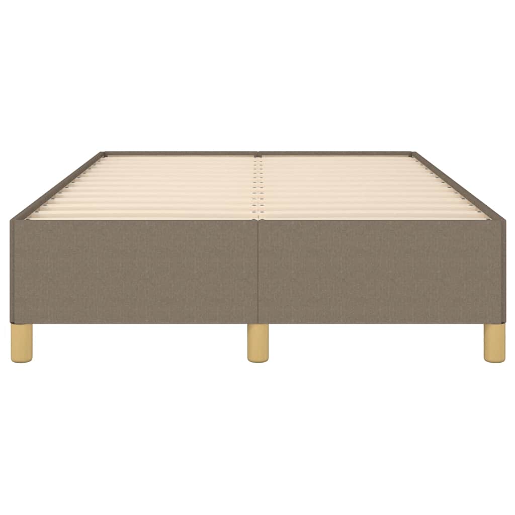 Bettgestell ohne Matratze Taupe 120x190 cm Stoff