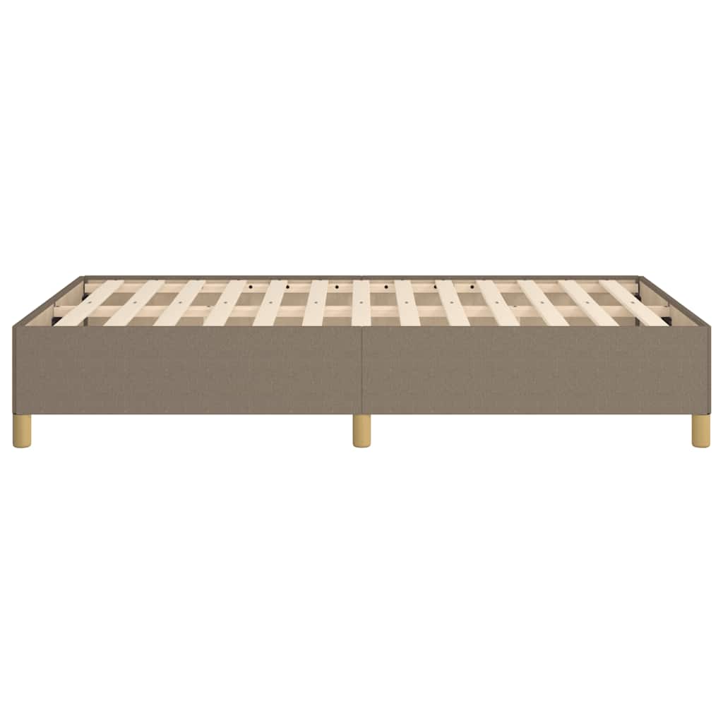 Bettgestell ohne Matratze Taupe 120x190 cm Stoff