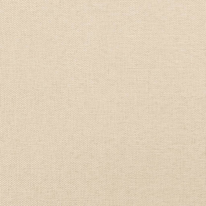 Boxspringbett mit Matratze Creme 120x190 cm Stoff