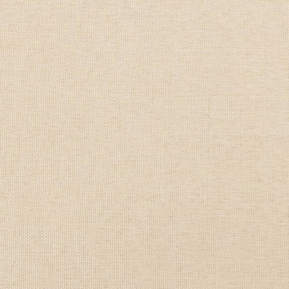 Boxspringbett mit Matratze Creme 120x190 cm Stoff