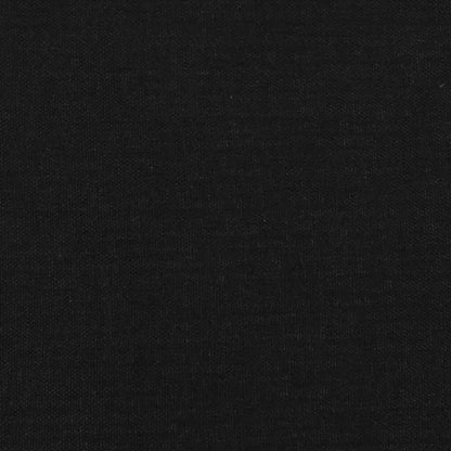 Boxspringbett mit Matratze Schwarz 120x190 cm Stoff