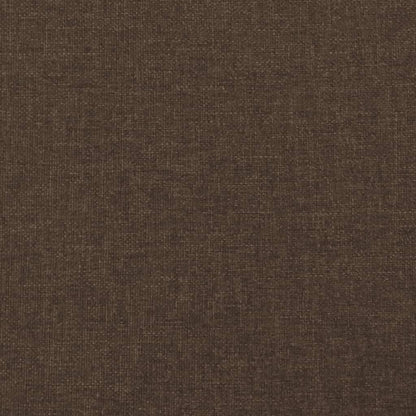 Boxspringbett mit Matratze Dunkelbraun 120x190 cm Stoff