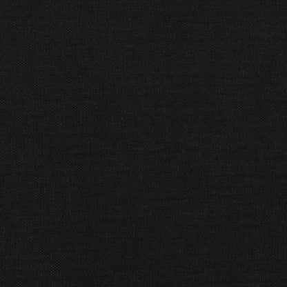 Boxspringbett mit Matratze Schwarz 120x190 cm Stoff