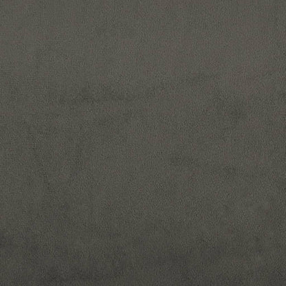 Boxspringbett mit Matratze Dunkelgrau 120x190 cm Samt