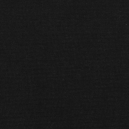 Boxspringbett mit Matratze & LED Schwarz 120x190 cm Stoff