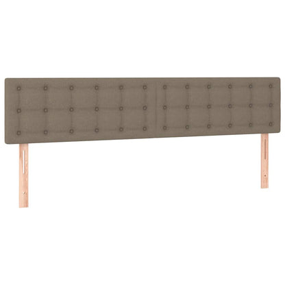 Boxspringbett mit Matratze Taupe 120x190 cm Stoff