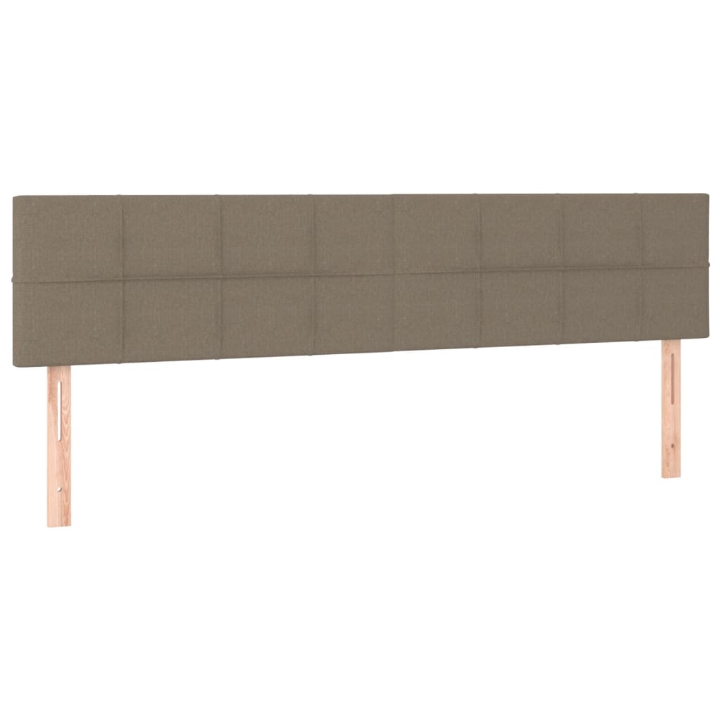 Bettgestell ohne Matratze Taupe 120x190 cm Stoff