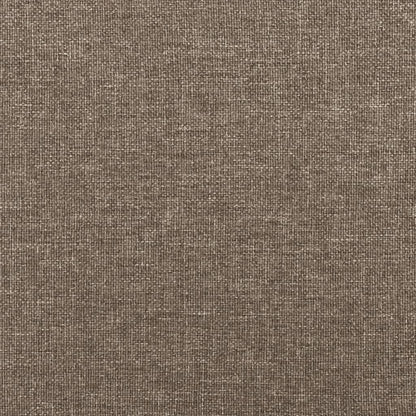 Bettgestell ohne Matratze Taupe 120x190 cm Stoff