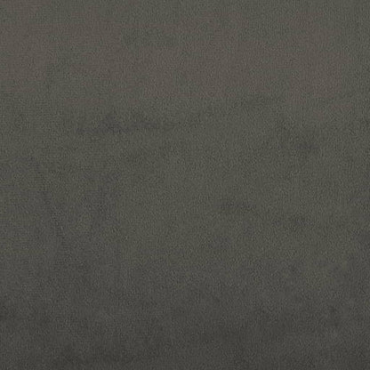 Bettgestell ohne Matratze Dunkelgrau 120x190 cm Samt