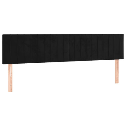Bettgestell ohne Matratze Schwarz 120x190 cm Samt