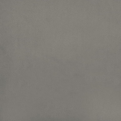 Bettgestell ohne Matratze Hellgrau 120x190 cm Samt