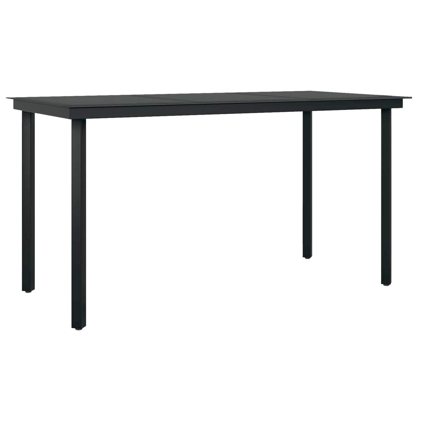 Garten Essgruppe 5 stk. Schwarz Poly-Rattan