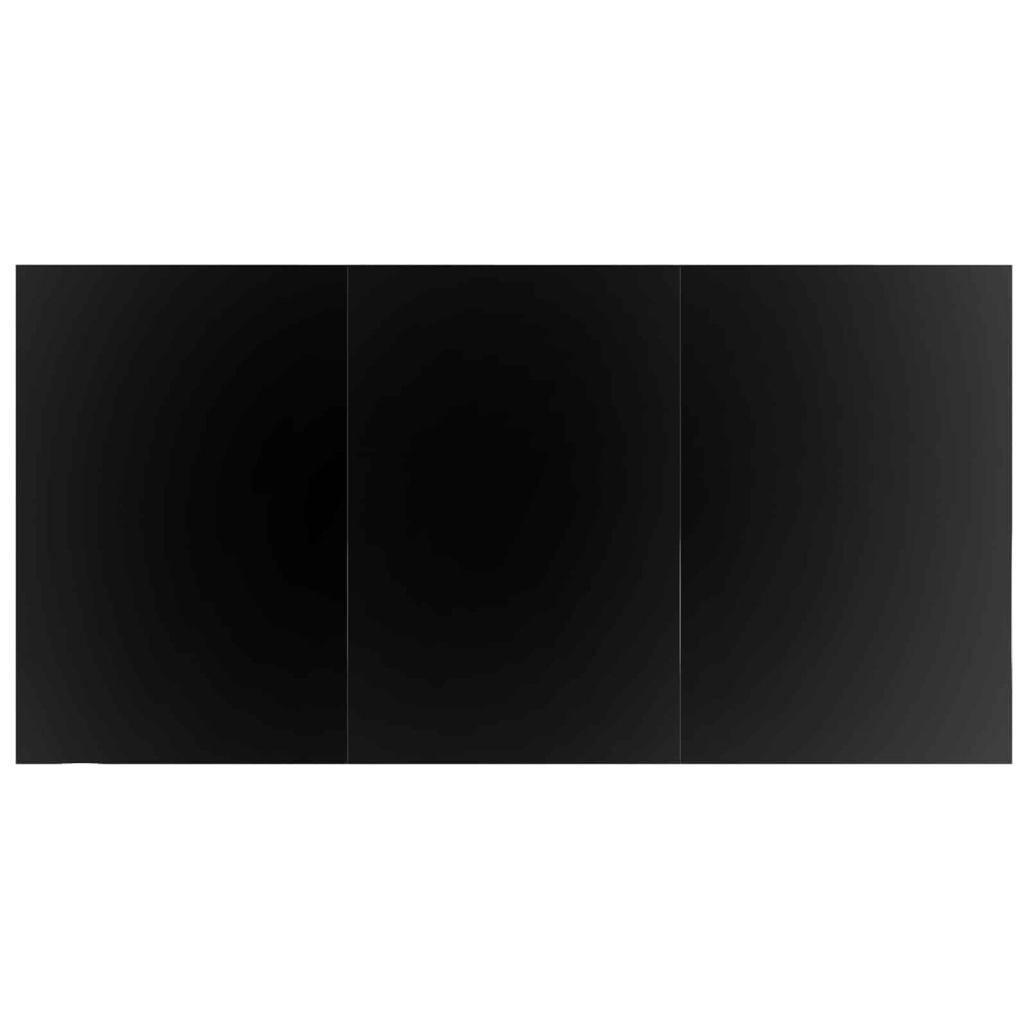 Garten Essgruppe 5 stk. Schwarz Poly-Rattan