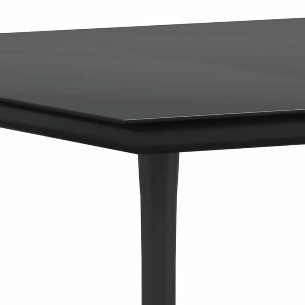 Garten Essgruppe 3 stk. Grau Poly-Rattan