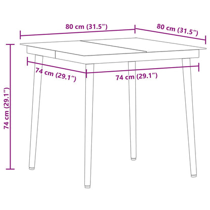 Garten Essgruppe 3 stk. Grau Poly-Rattan