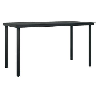 Garten Essgruppe 5 stk. Grau Poly-Rattan