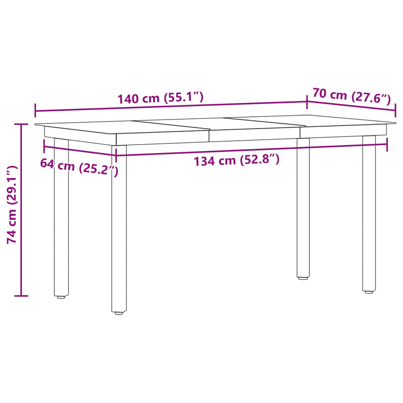 Garten Essgruppe 5 stk. Hellgrau Poly-Rattan