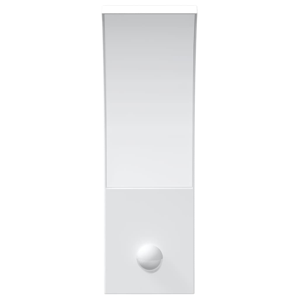 Applique d'extérieur LED avec capteur en aluminium moulé sous pression blanc