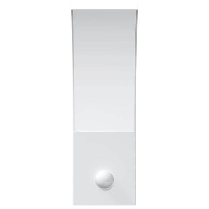 LED-Außenwandleuchte mit Sensor Weiß Aludruckguss
