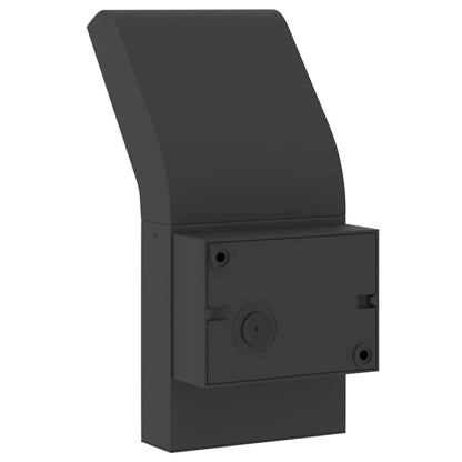 LED-Außenwandleuchten 2 Stk. Schwarz Aluminiumdruckguss