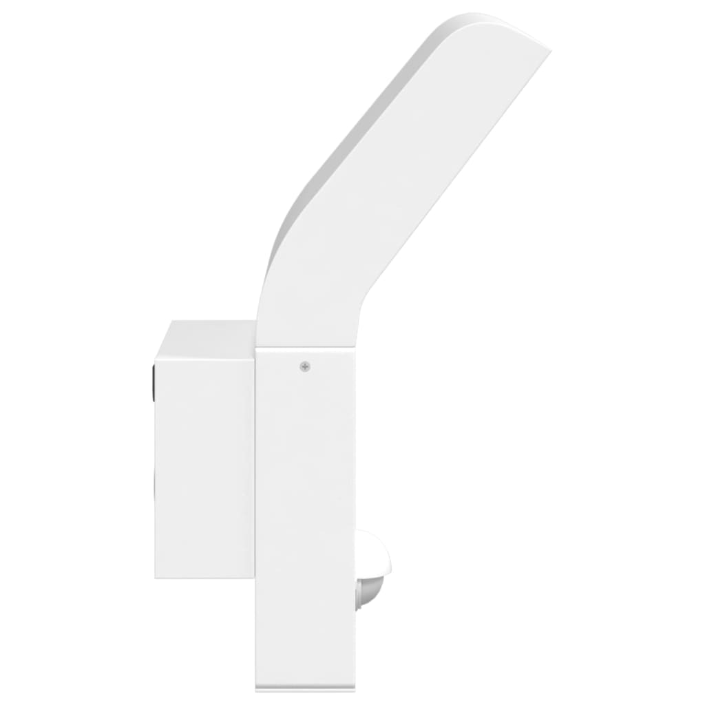 Applique d'extérieur LED avec capteur en aluminium moulé sous pression blanc