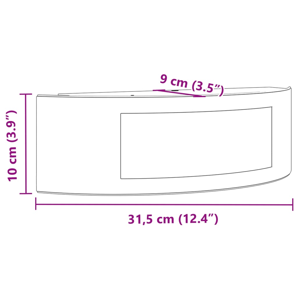 Außenwandleuchten 2 Stk. Silbern Edelstahl