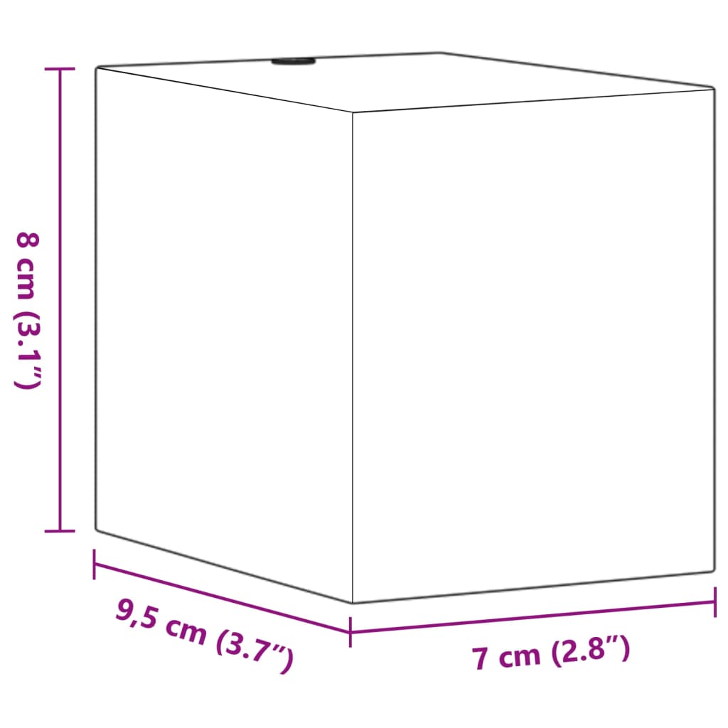 Applique d'extérieur en aluminium moulé sous pression noire