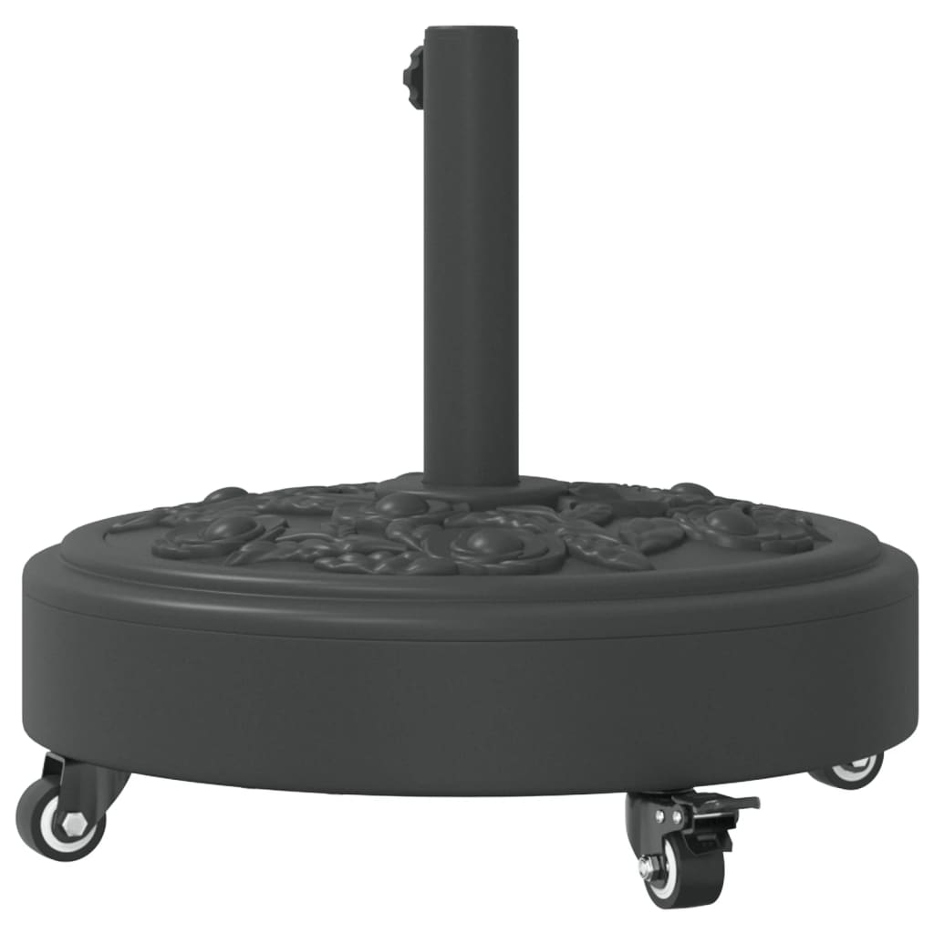 Sonnenschirmständer mit Rollen für Ø38/48 mm Mast 27 kg Rund
