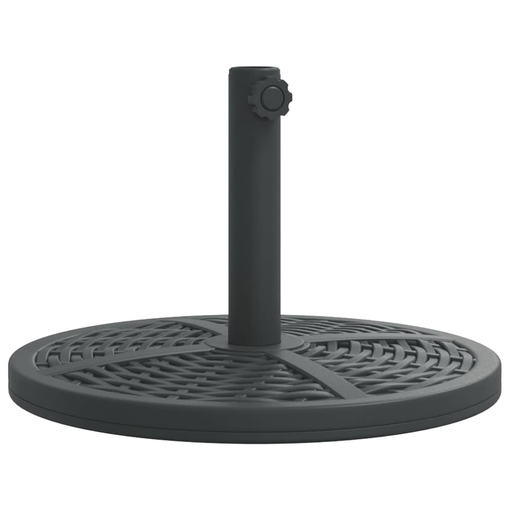 Pied de parasol pour mât Ø38/48 mm 12 kg rond