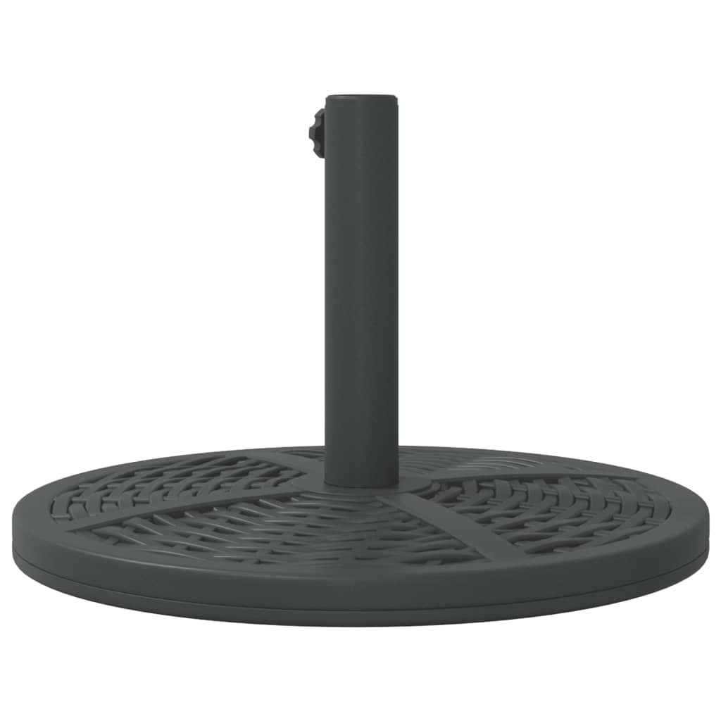 Pied de parasol pour mât Ø38/48 mm 12 kg rond