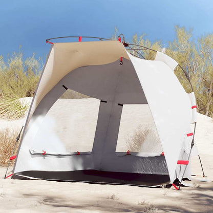 Strandzelt 2 Personen Grau Quick Release Wasserdicht