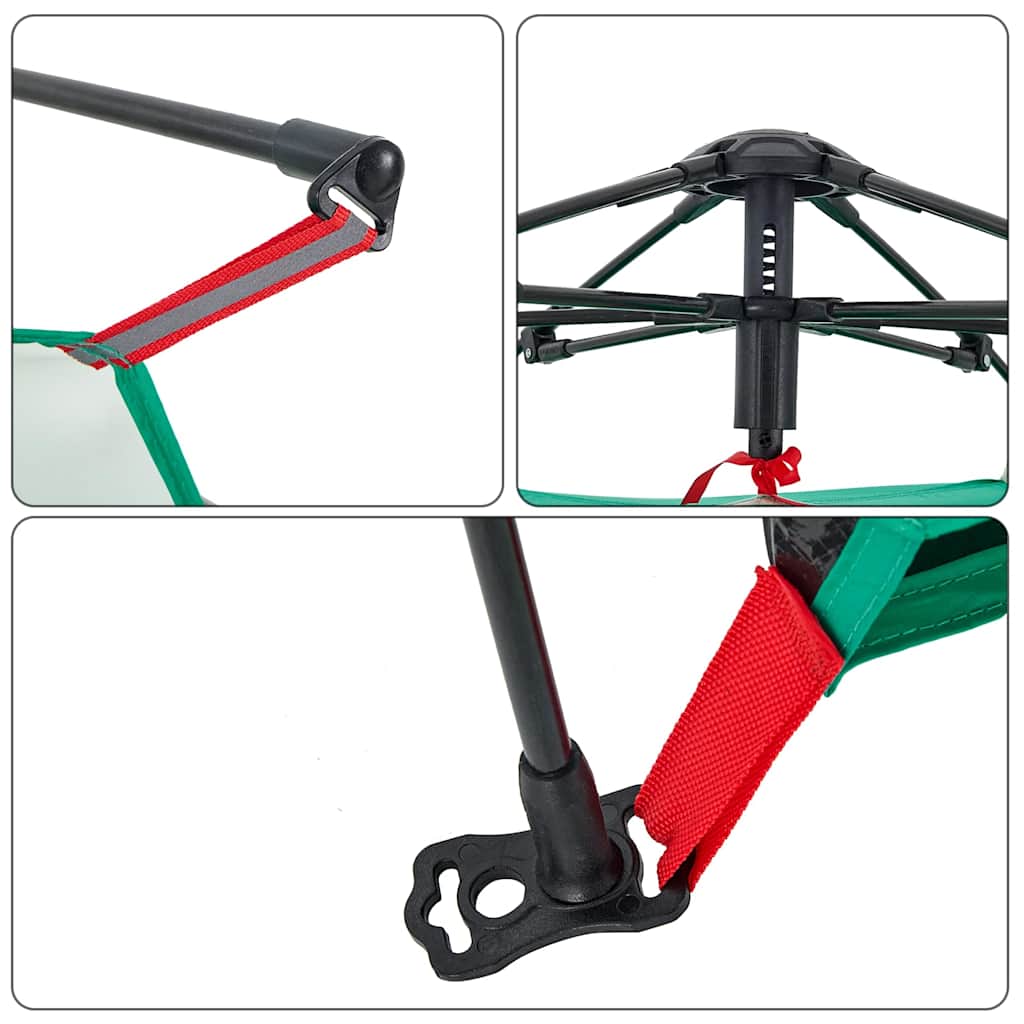 Strandzelt 4 Personen Seegrün Quick Release Wasserdicht