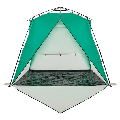 Strandzelt 4 Personen Seegrün Quick Release Wasserdicht