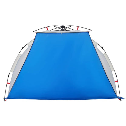 Strandzelt 2 Personen Azurblau Quick Release Wasserdicht