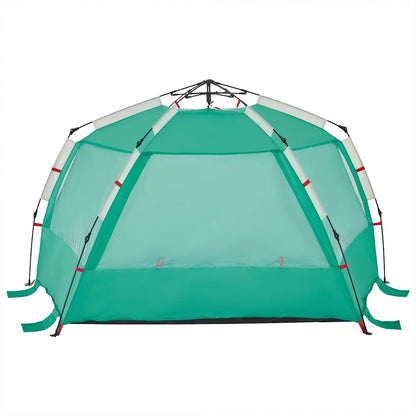 Strandzelt 3 Personen Seegrün Quick Release Wasserdicht